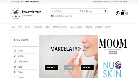 Sitio Web By Marcela Ponce | Desarrollado por Bilbao Labs