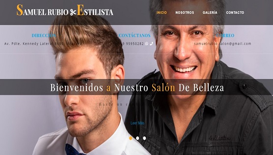 Sitio Web Samuel Rubio | Desarrollado por Bilbao Labs